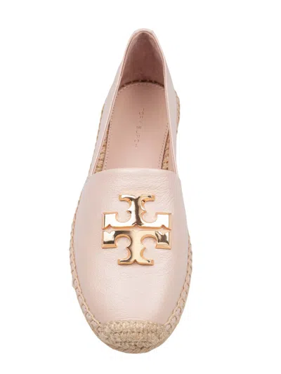 Tory Burch Espadrille Eleanor In Rose Color Leather