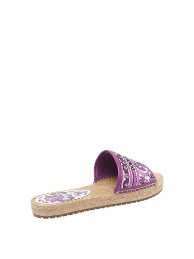 Dolce & Gabbana Dolce & Amp Gabbana Purple Espadrilles