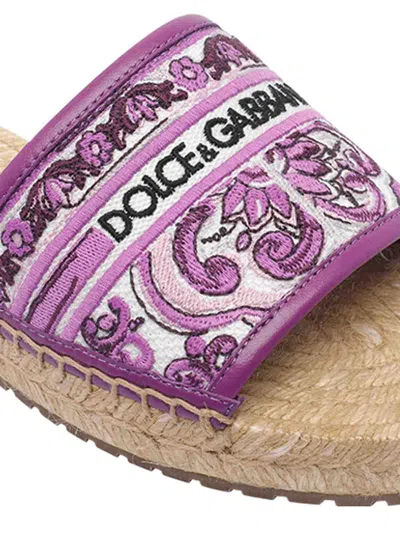 Dolce & Gabbana Dolce & Amp Gabbana Purple Espadrilles