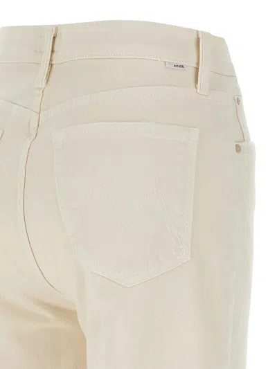 Mother Stretch Denim The Rambler Trousers In Neutral