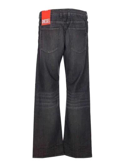 Diesel Trousers Drawstring Waist Pockets In Gray