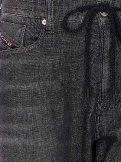 Diesel Trousers Drawstring Waist Pockets In Gray