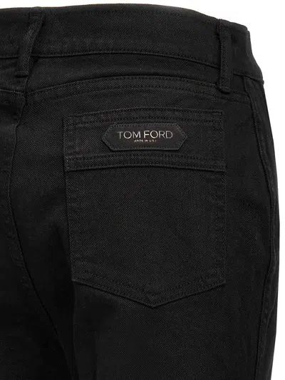 Tom Ford Stretch Twill Denim Wide Flare Jeans