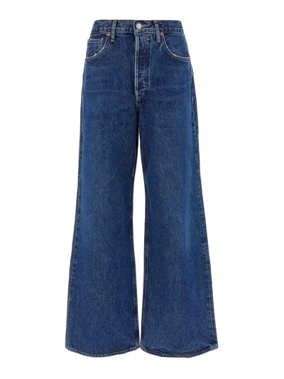 Agolde Low Curve High-rise Wide-leg Jeans