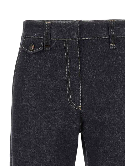 Brunello Cucinelli Sartorial Square Jeans In Black