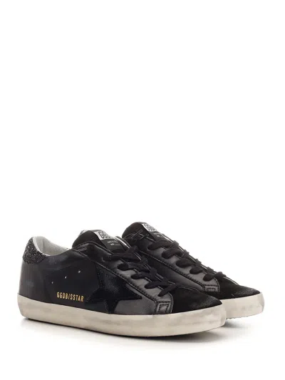 Golden Goose Deluxe Brand Women Super-star Classic With List Low-top Sneakers With Suede Inserts And