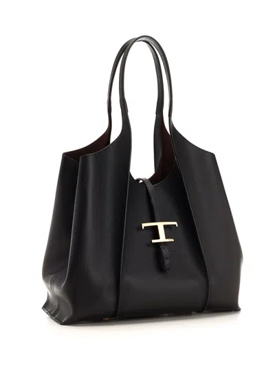 Tod's T Timeless Handbags Black
