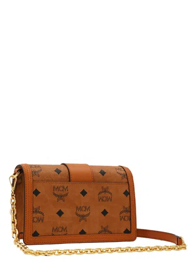 Mcm Tracy Crossbody Bags Brown