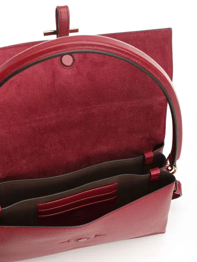 Tod's Tse Tracollina Mini Handbags Bordeaux