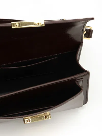 Golden Goose Rectangular Top Handle Shoulder Bags In Brown