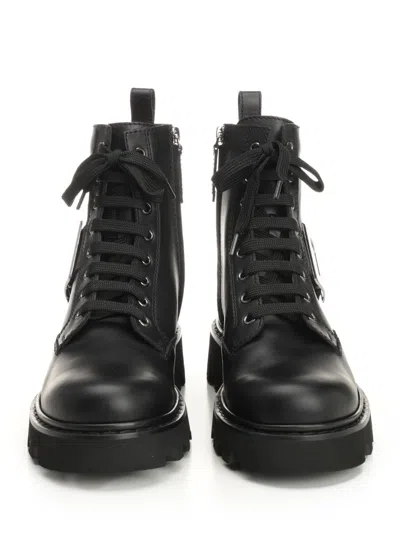 Roger Vivier Viv Rangers Lace-up Bootie 20 Boots Black