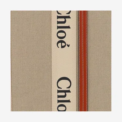 Chloé ‘woody Large' Shopper Bag In Brown