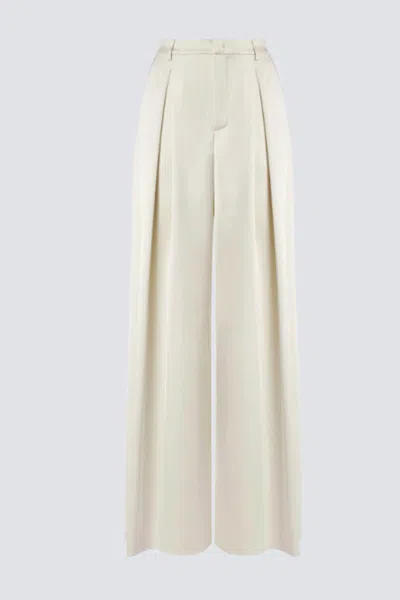 The Andamane Wide-leg Tailored Trousers With Sharp Front Pleats
