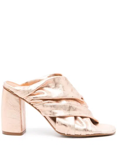 Forte Forte 90mm Laminated Leather Mules