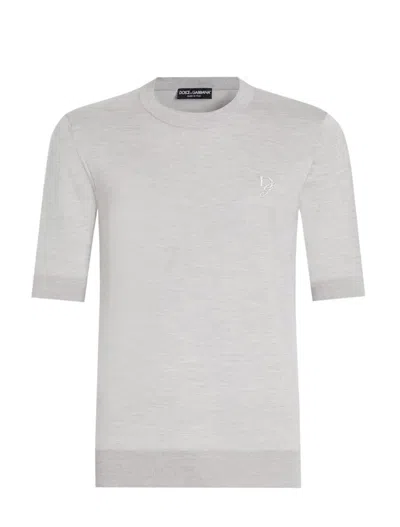 Dolce & Gabbana Sweaters In Gray