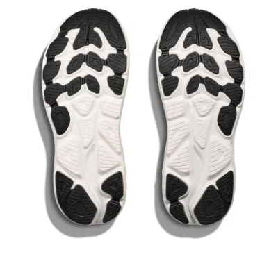 Hoka Clifton 10 Rubber-trimmed Jacquard-mesh Sneakers In Black