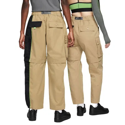Nike X Feng Chen Wang Pro Convertible Cargo Pants Asia Sizing 'khaki Black' In Multi