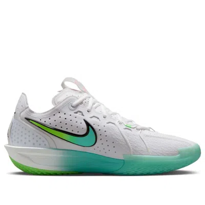 Nike G.t. Cut 3 Ep 'white Bleached Turquoise Green Strike' In Multi