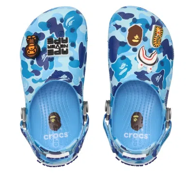 Crocs (gs)  X A Bathing Ape Clog 'oxygen' In Blue
