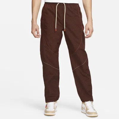 Air Jordan X Maison Chateau Rouge Crossover Woven Lacing Sports Pants Us Edition Light Yellow In Brown