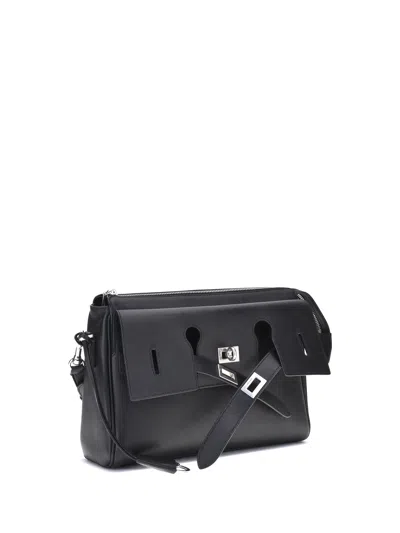Balenciaga Bel Air Small Shoulder Bag In Gray