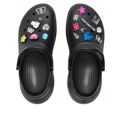 Balenciaga X Crocs Jibbitz Mules