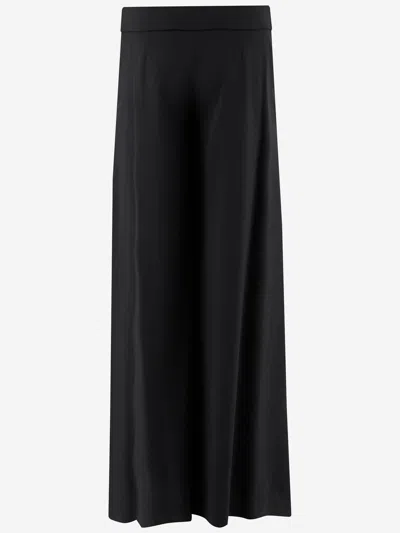 Pucci Pantaloni A Palazzo In Misto Lana In Black