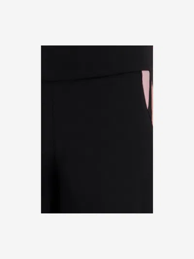Pucci Pantaloni A Palazzo In Misto Lana In Black