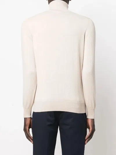Brunello Cucinelli Men Cashmere Turtle-neck Sweater In Nude