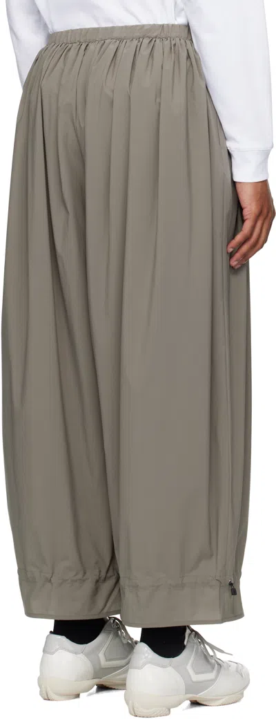 Snow Peak Gray Shadow Ripstop Gather Trousers