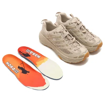 Hoka One One X Atmos Mafate Three 2 Grid Jp 'linen' In Multi