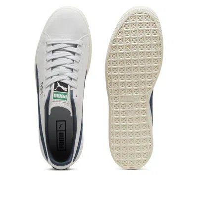 Puma Clyde Og 'silver Mist Club Navy' In Gray