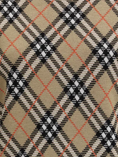 Burberry Archivio Check Sweater In Brown