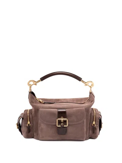 Chloé Medium Camera Suede Shoulder Bag