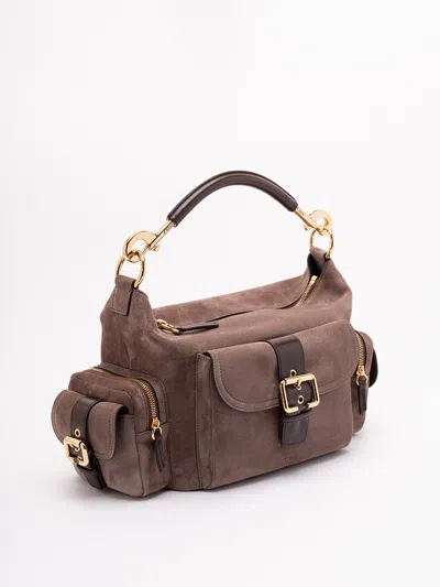 Chloé Medium Camera Suede Shoulder Bag