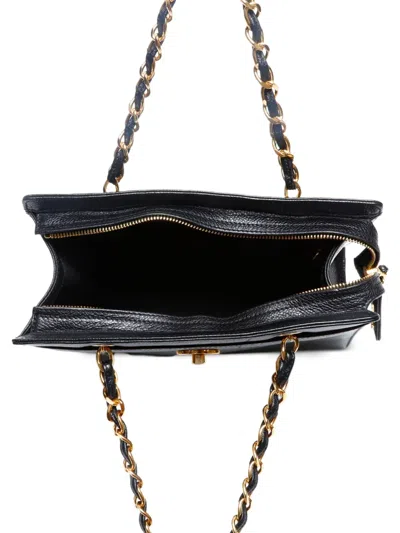 Pre-owned Chanel 1999-2000 Cc Leather Tote Bag