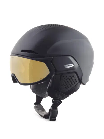Alpina Alto Q-lite Ski Helmet In Black