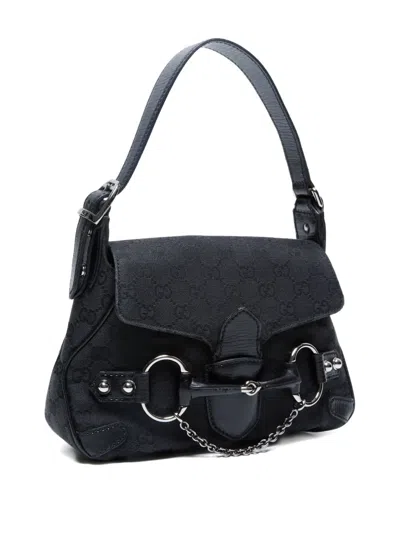 Pre-owned Gucci 2000-2015 Gg Horsebit Shoulder Bag