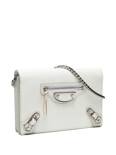 Pre-owned Balenciaga 2010s Leather Chain Crossbody Bag