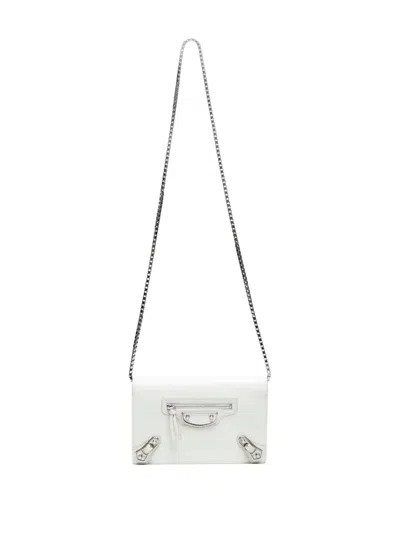 Pre-owned Balenciaga 2010s Leather Chain Crossbody Bag