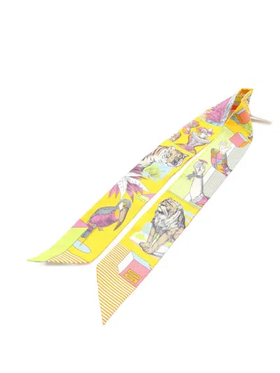 Pre-owned Hermes 2020s Grand Theatre Nouveau Silk Scarf