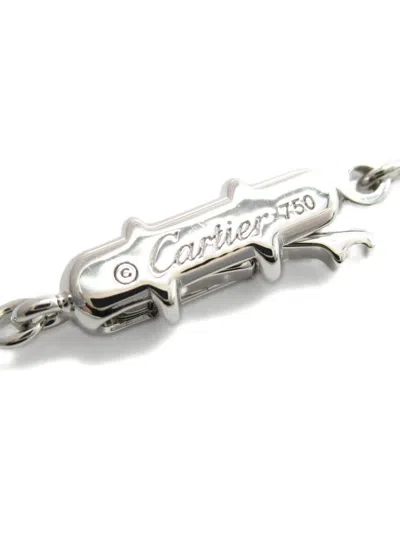 Pre-owned Cartier 2010s 18k White Gold C Heart Necklace