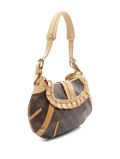 Pre-owned Louis Vuitton 2004 Leonor Shoulder Bag In Brown