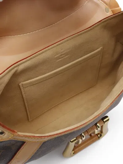 Pre-owned Louis Vuitton 2004 Leonor Shoulder Bag In Brown