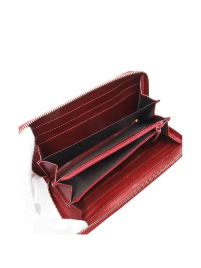 Pre-owned Gucci 2010s Lovely Leather Wallet In Red