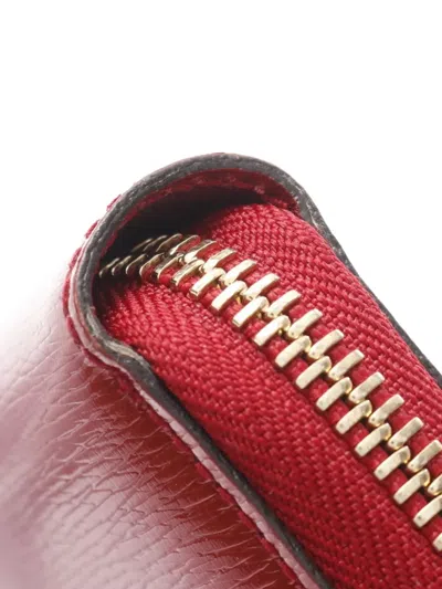 Pre-owned Gucci 2010s Lovely Leather Wallet In Red
