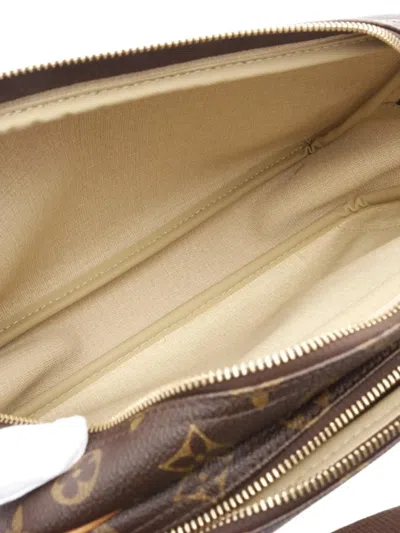 Pre-owned Louis Vuitton 2003 Reporter Pm Shoulder Bag In Brown