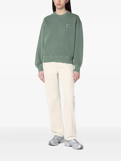 Carhartt W Nelson Sweatshirt Park In Green