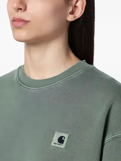 Carhartt W Nelson Sweatshirt Park In Green