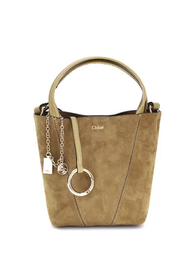 Chloé Women Suede Spin Handbag